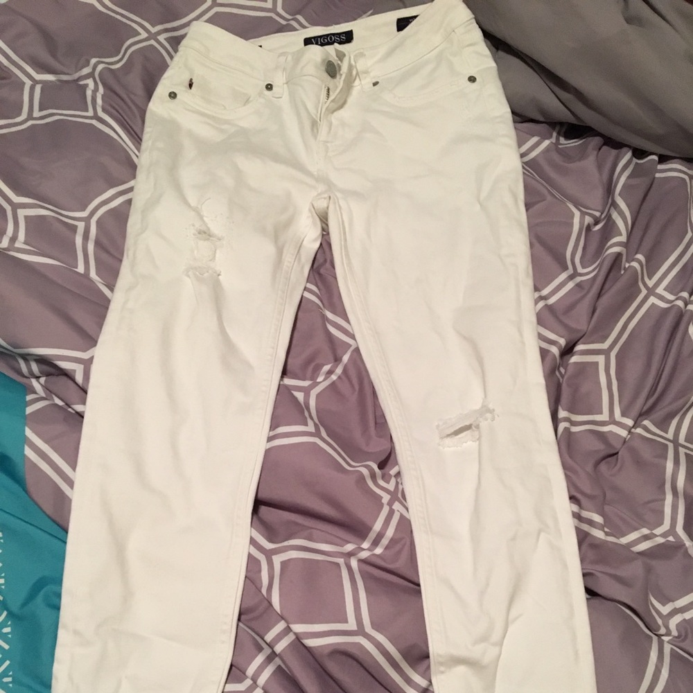 White jeans